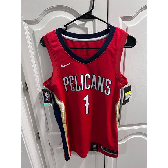 Nike Other - Nike NBA Zion Williamson #1 Pelicans Red Statement Swingman Jersey NWT Men’s S